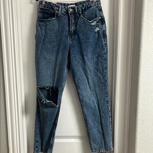 Never worn! Good American Blue Ankle & Cropped Jeans | Size 8
